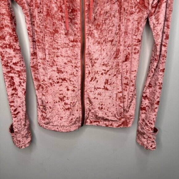 Lululemon Special Edition Hooded Define Jacket Crushed Velvet Soft Cranberry - Picture 7 of 15